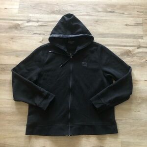 Michael Kors Black Zip Up Sweater